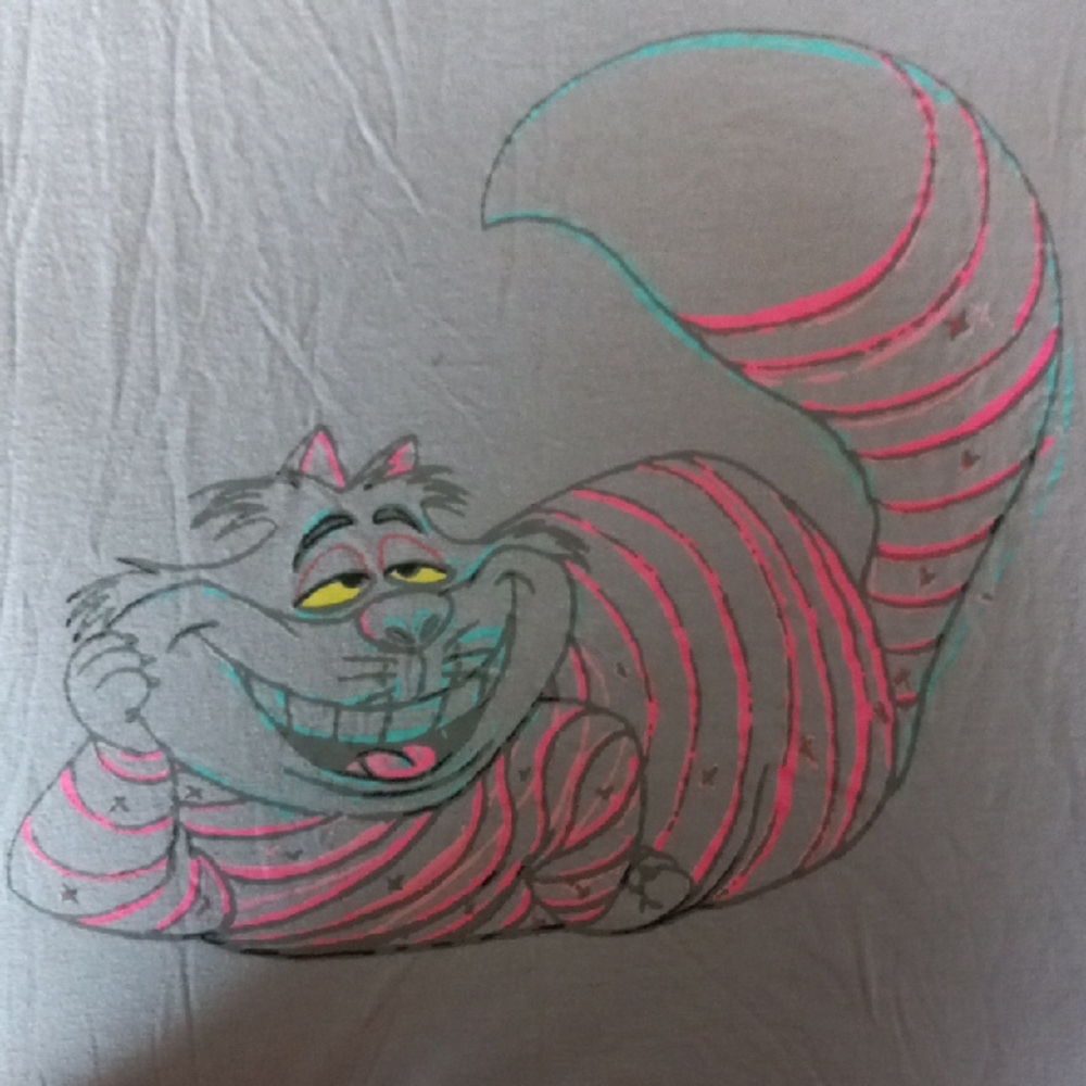 Disney Artist Collection Cheshire Cat Tee Sz S